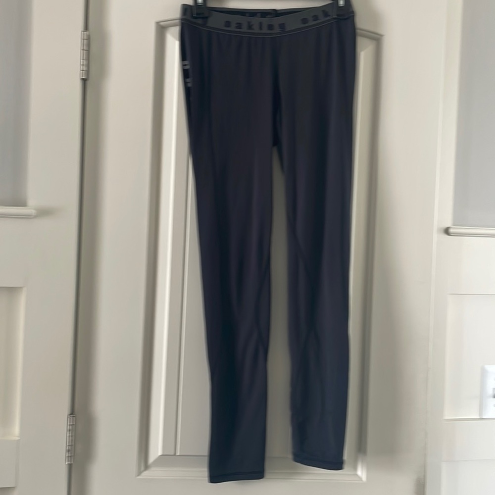 Oakley vintage Y2K gorpcore style logo leggings in black Men’s S